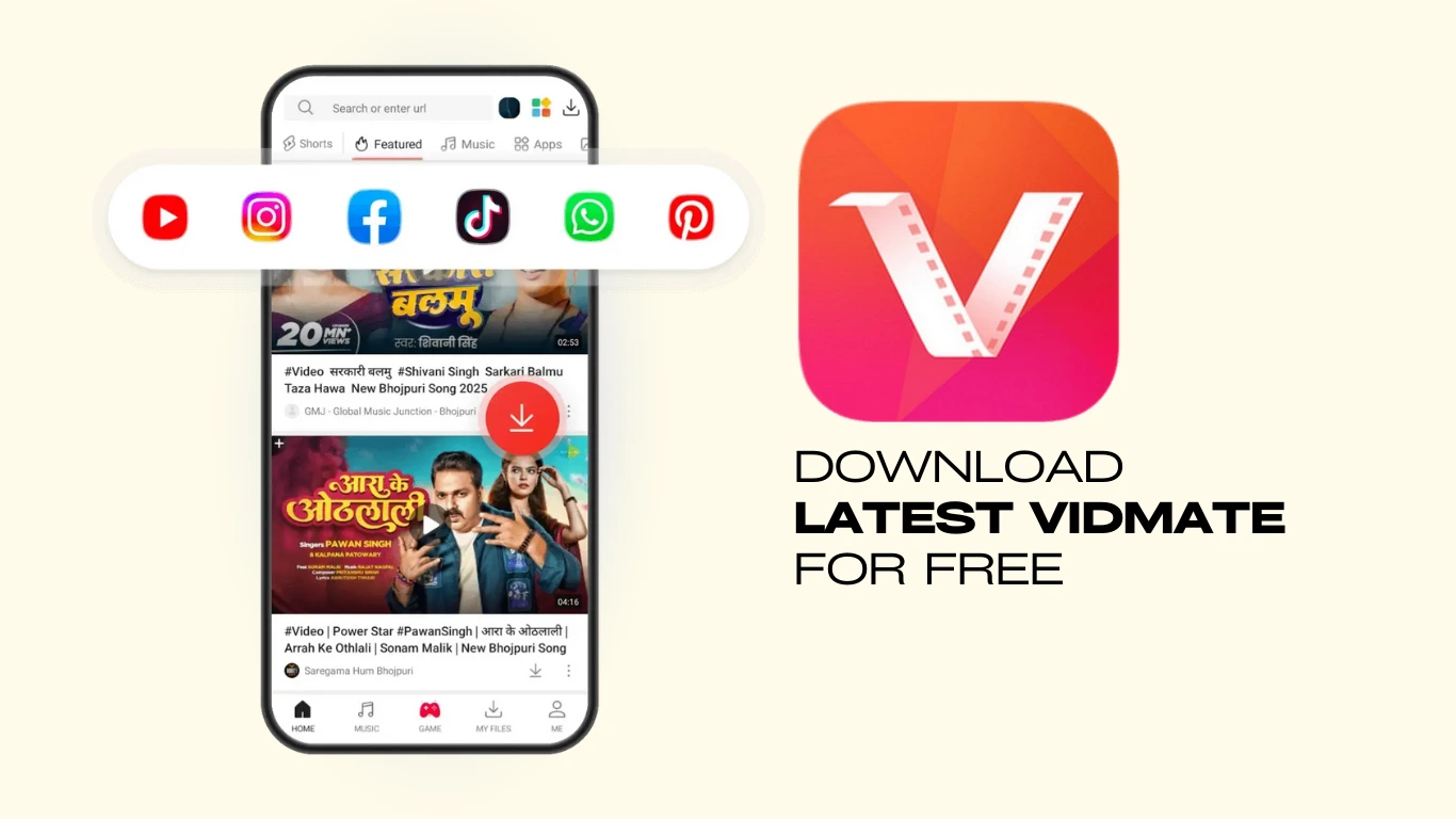 Download Latest Vidmate for free